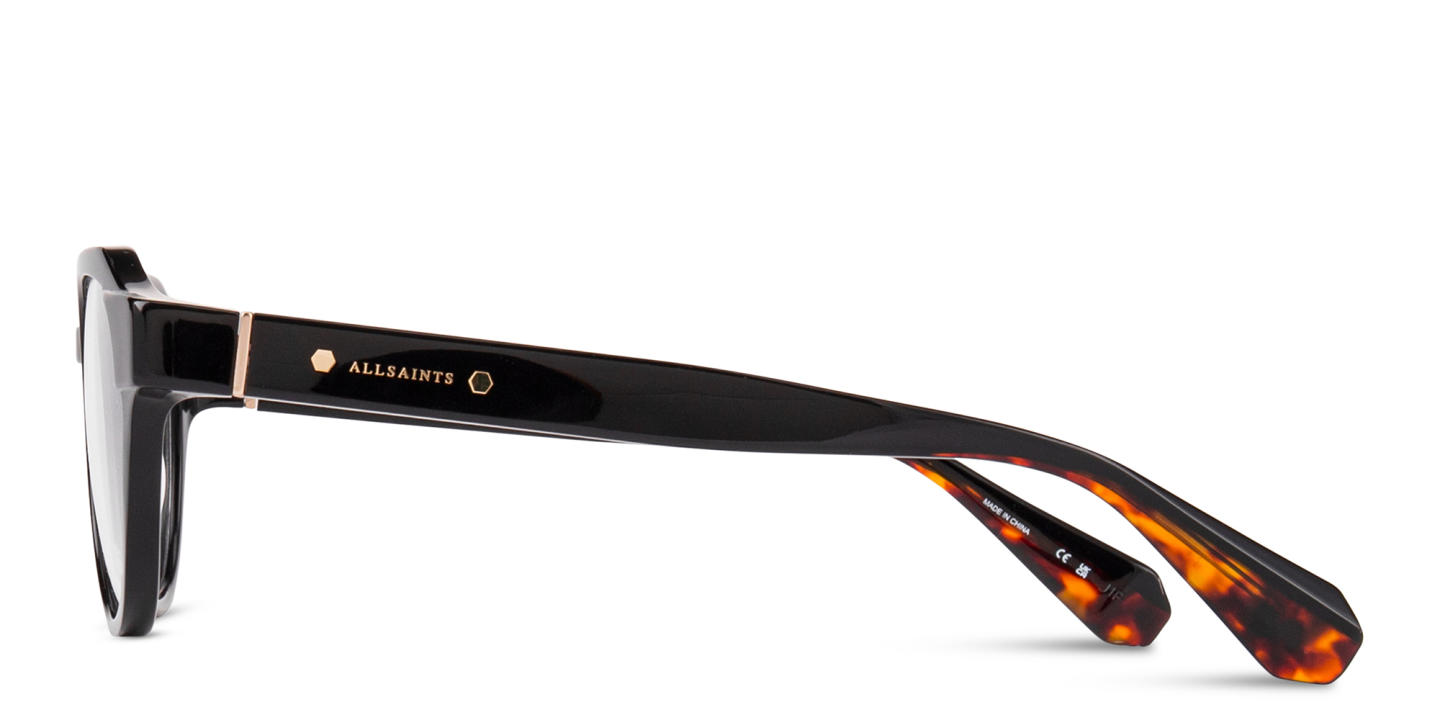 ALL SAINTS Carey Unisex Panthos Eyeglasses in Black – Product Photo 3