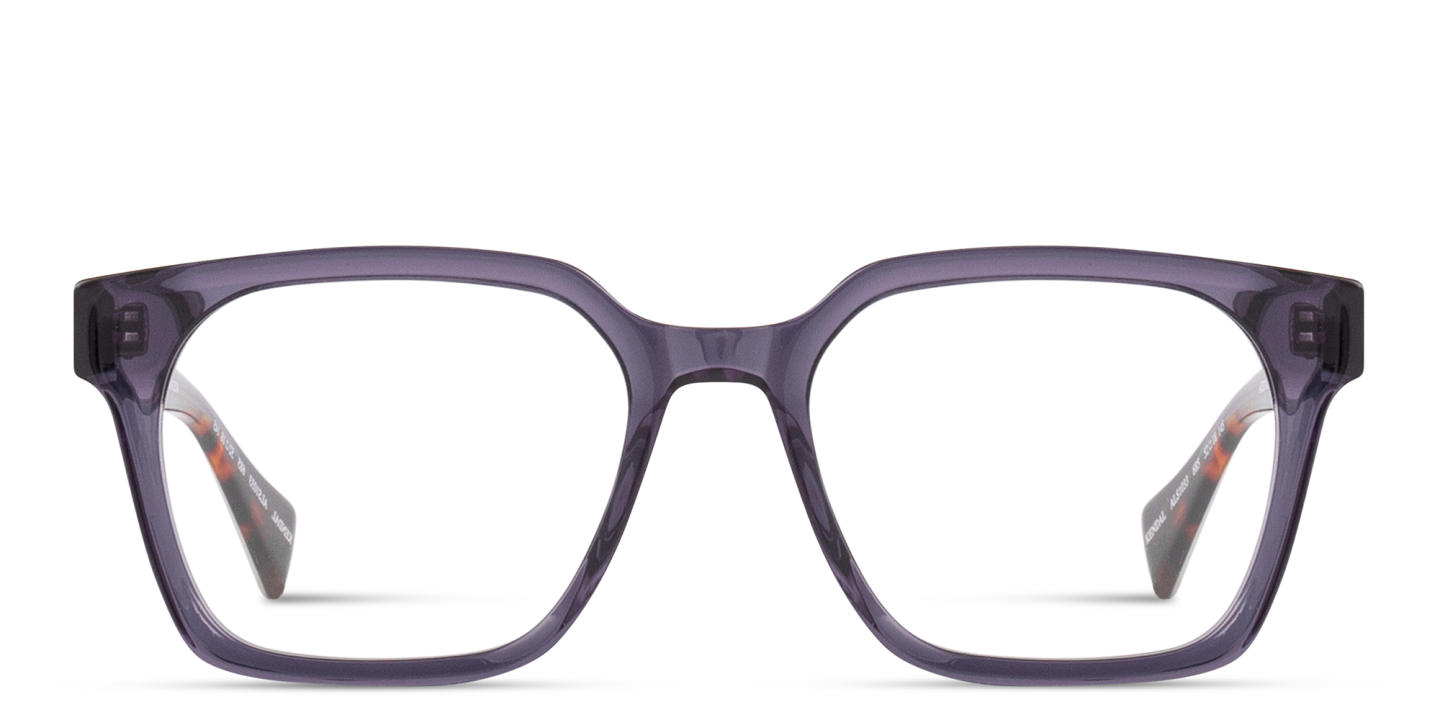 Shop ALL SAINTS Kendal Unisex Square Eyeglasses in Blue online.