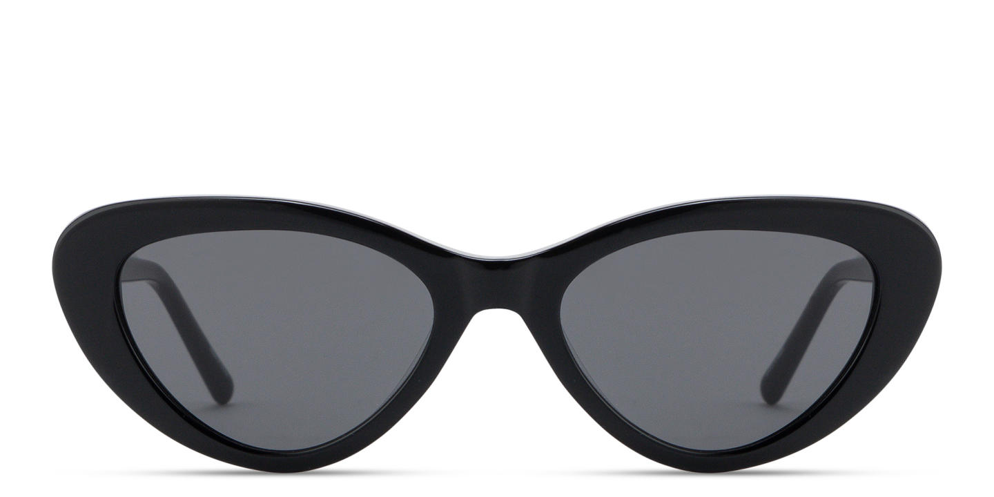 TRICE Delilah Cat-Eye Sunglasses in Black – Product Photo 0