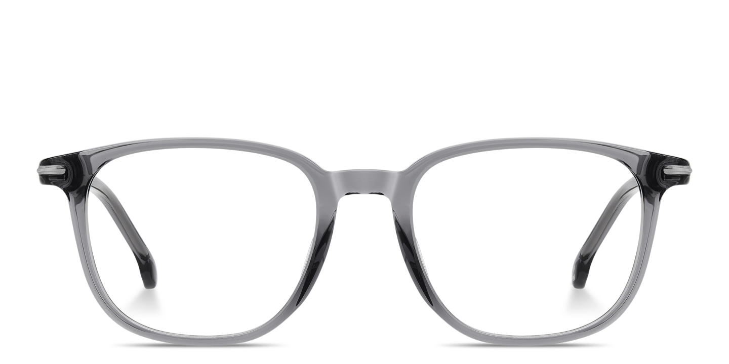 Carrera Logo Signature Rectangle Eyeglasses in Grey – Product Photo 0