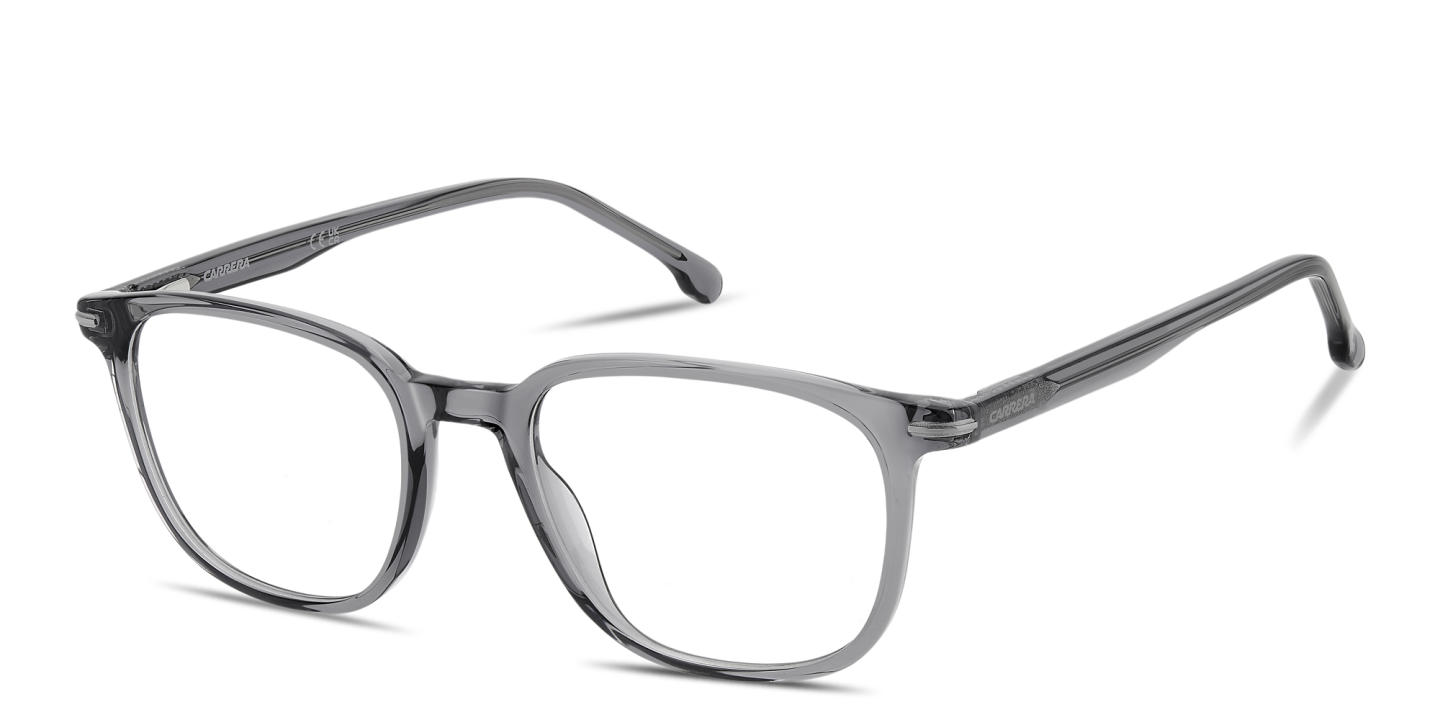 Carrera Logo Signature Rectangle Eyeglasses in Grey – Product Photo 1