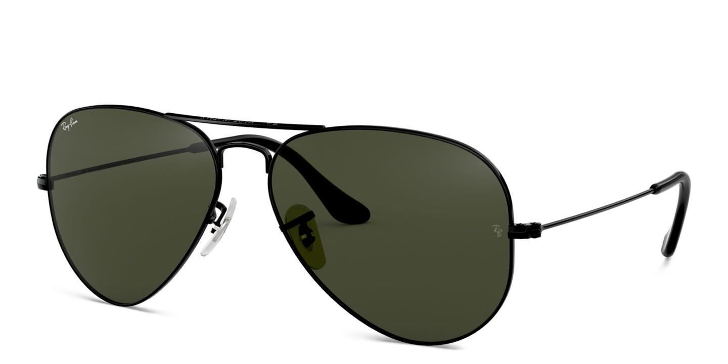 Ray-Ban Pilot Classic Sunglasses in Black – Product Photo 2