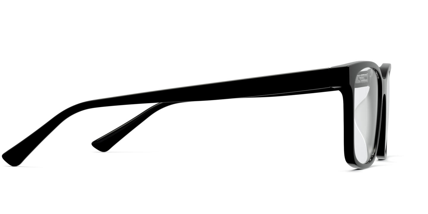 Shop Pair Eyewear The Kirby Unisex Eyeglasses with Sun Top in Black online.
