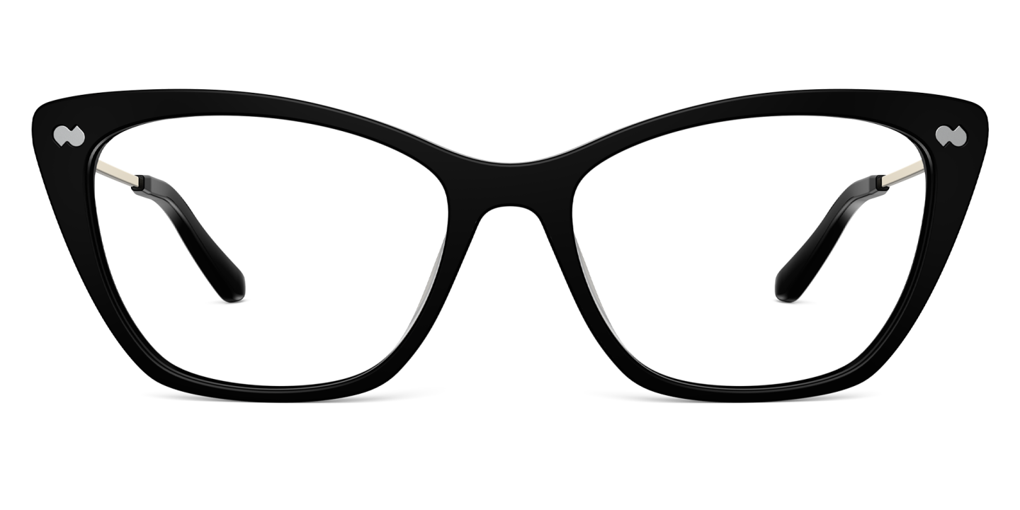 Pair Eyewear The Wanda Eyeglasses in Black Gold – Product Photo 0