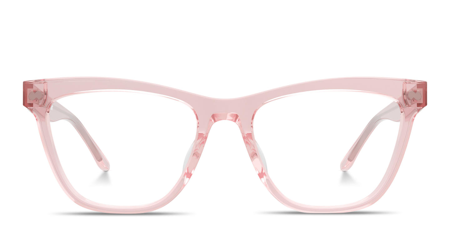 Shop Pair Eyewear The Harper Eyeglasses in Transparent Pink online.