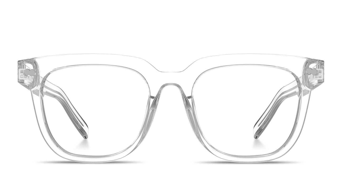 Shop Pair Eyewear The Payton Eyeglasses in Crystal Clear online.