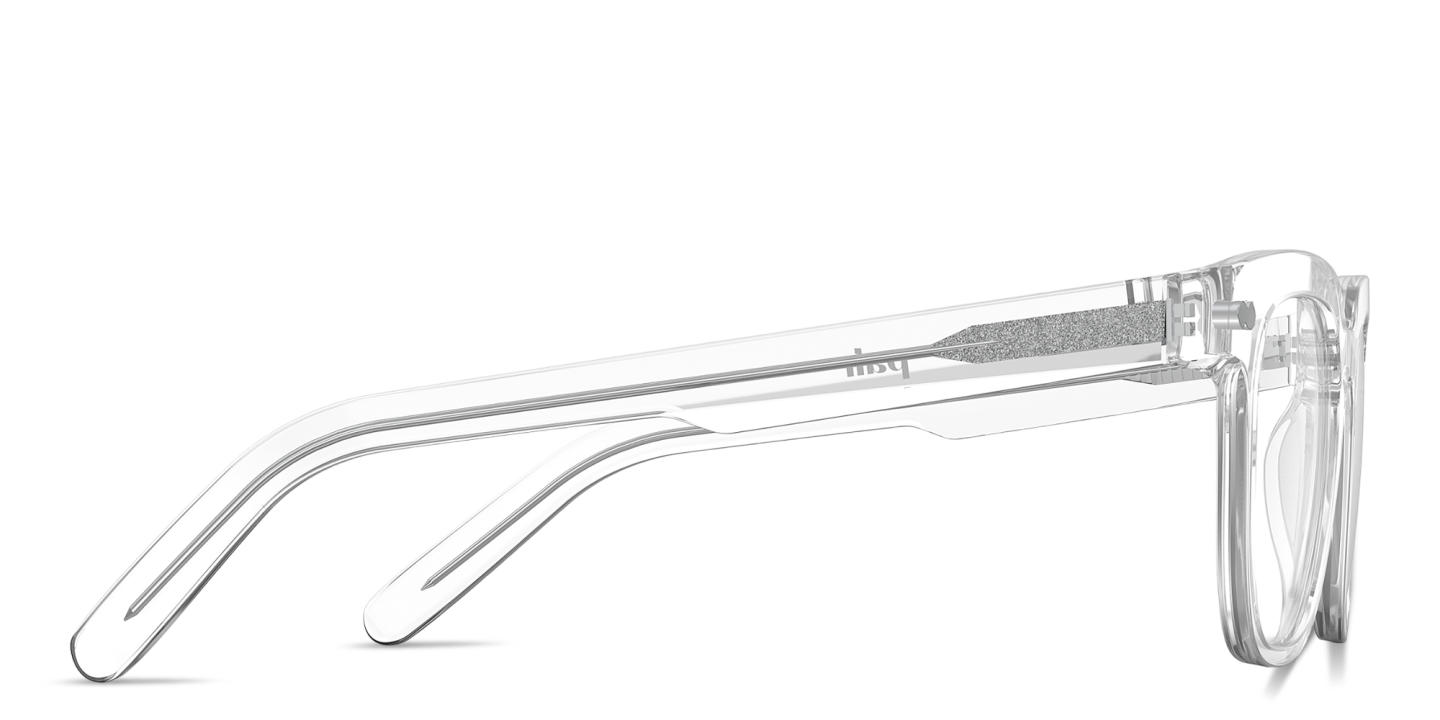 Shop Pair Eyewear The Payton Eyeglasses in Crystal Clear online.