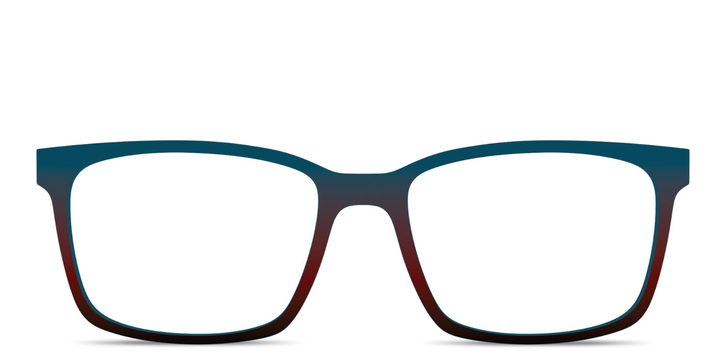 Shop Pair Eyewear The Kirby Top in Teal Espresso Gradient online.