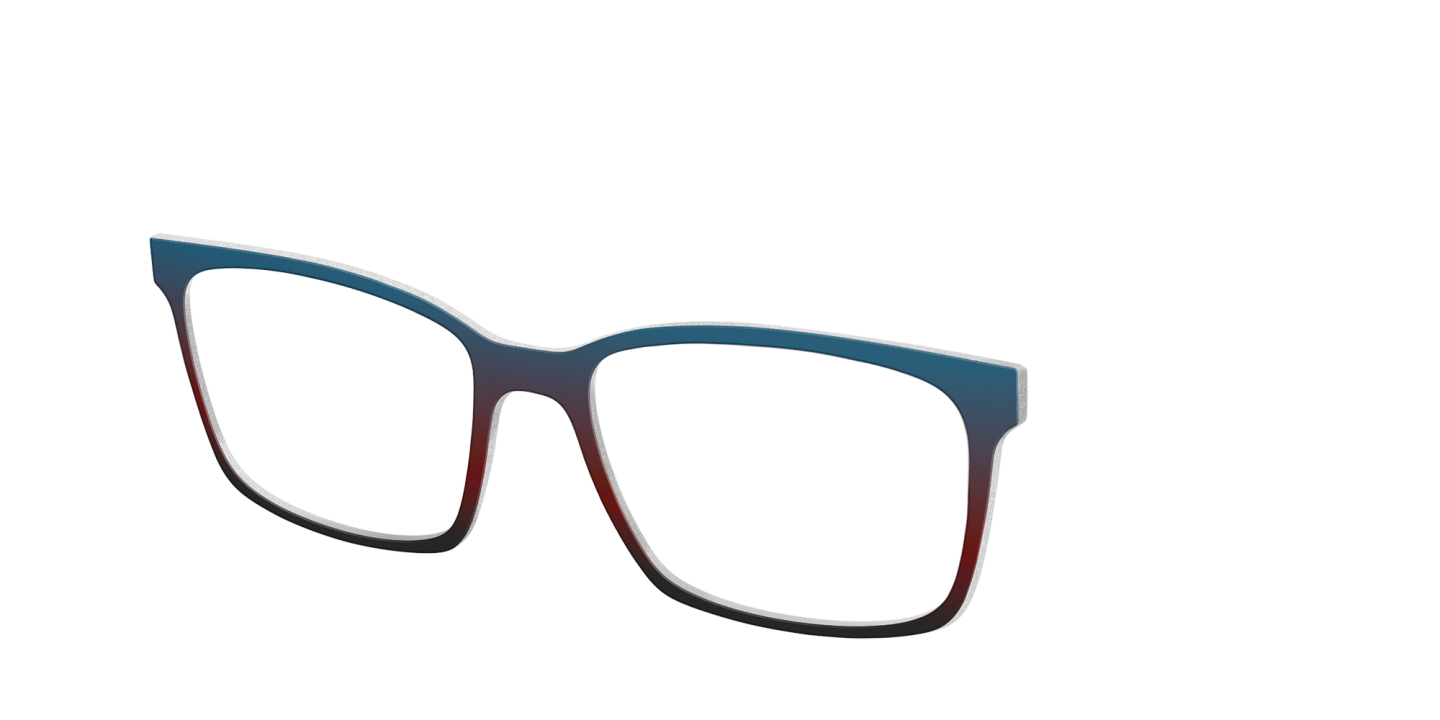 Shop Pair Eyewear The Kirby Top in Teal Espresso Gradient online.