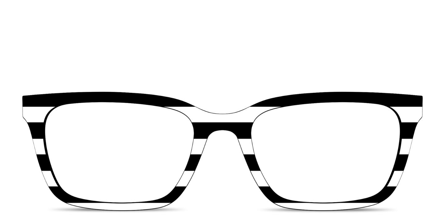 Shop Pair Eyewear The Larkin Top in Black & White online.