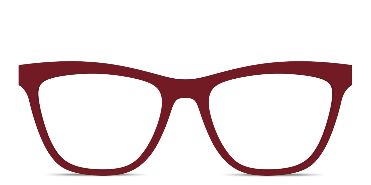 Shop Pair Eyewear The Harper Top in Burgundy online.