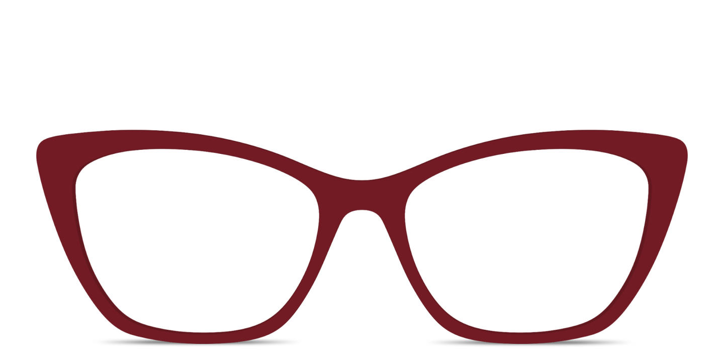 Shop Pair Eyewear The Wanda Top in Burgundy online.
