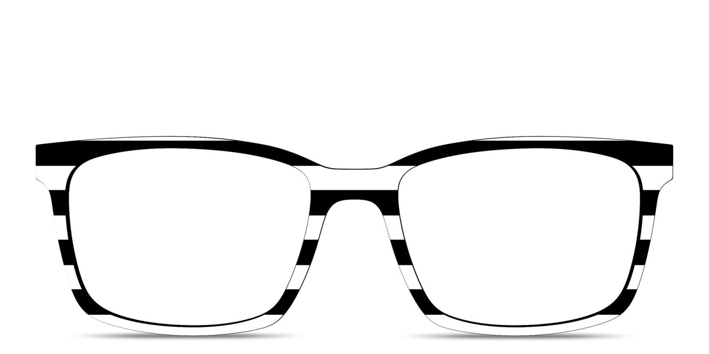 Shop Pair Eyewear The Kirby Top in Black & White online.