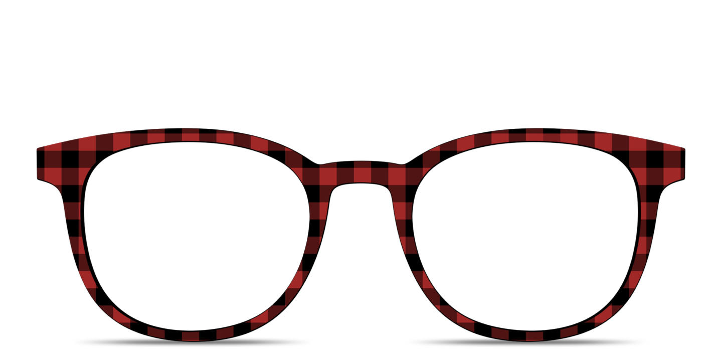 Shop Pair Eyewear The Reese Top in Check Red online.