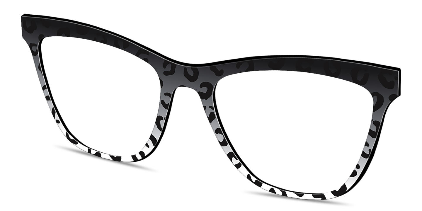 Shop Pair Eyewear The Harper Top in Black Cheetah online.
