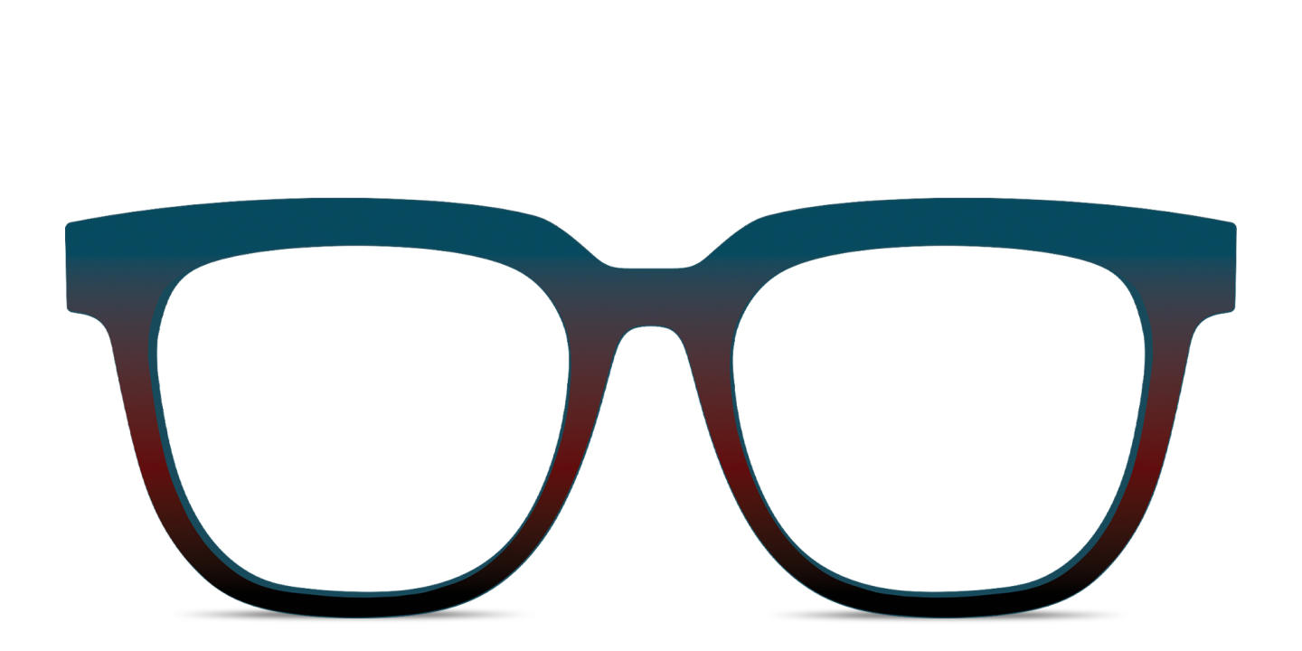 Shop Pair Eyewear The Payton Top in Teal Espresso Gradient online.