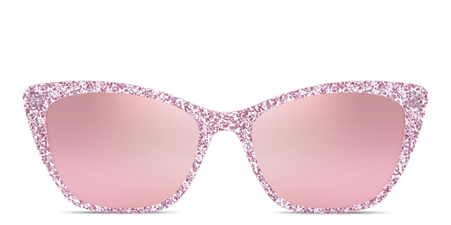 Shop Pair Eyewear The Wanda Sun Top in Rose Gold online.