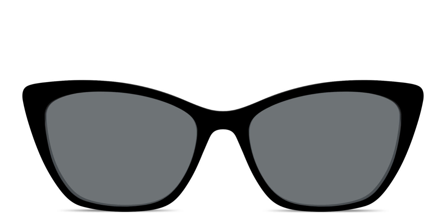 Shop Pair Eyewear The Wanda Sun Top in Black online.