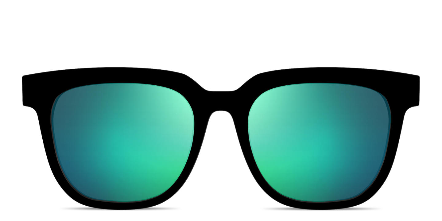Shop Pair Eyewear The Payton Sun Top in Black online.