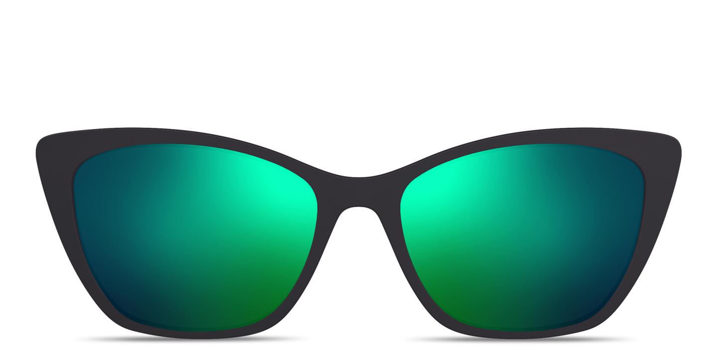 Shop Pair Eyewear The Wanda Sun Top in Black online.