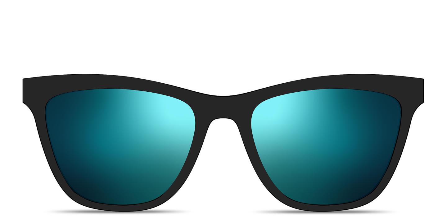 Shop Pair Eyewear The Harper Sun Top in Black online.