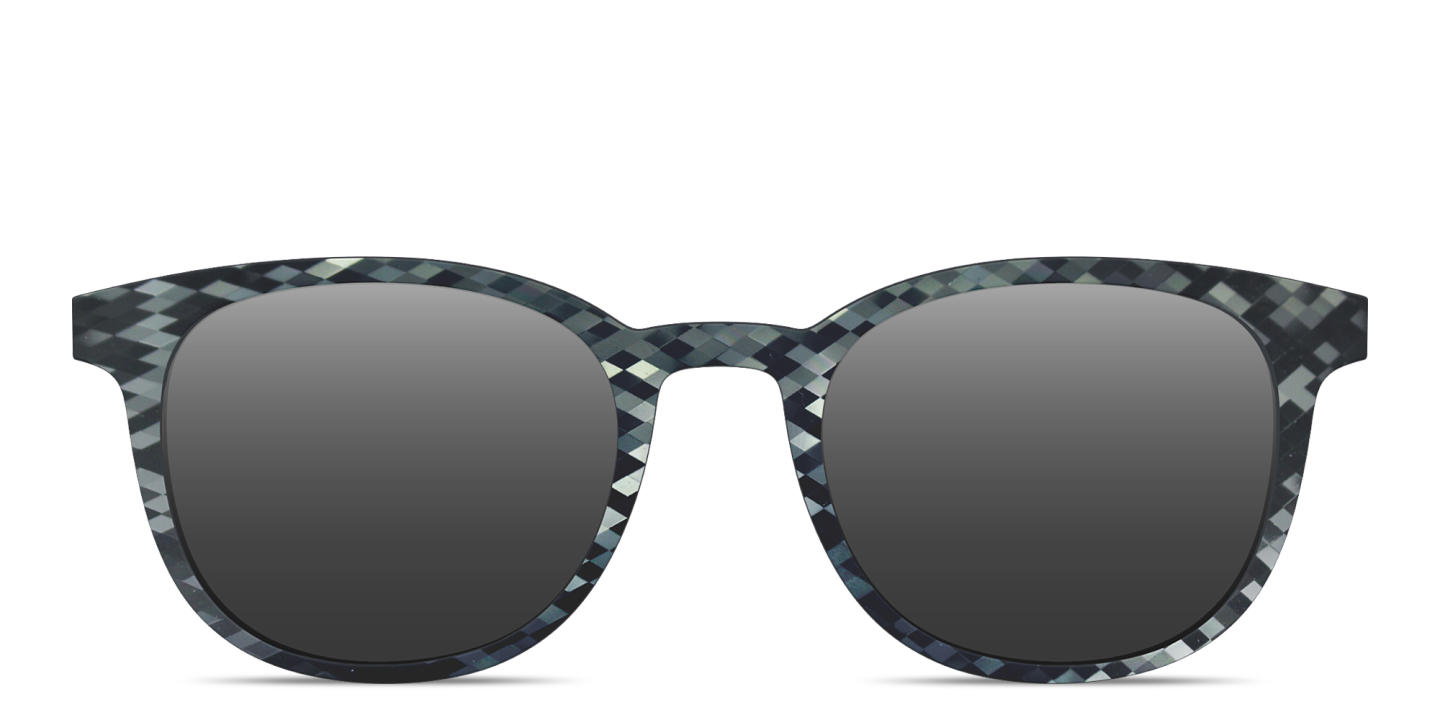 Shop Pair Eyewear The Reese Sun Top in Black Prism online.