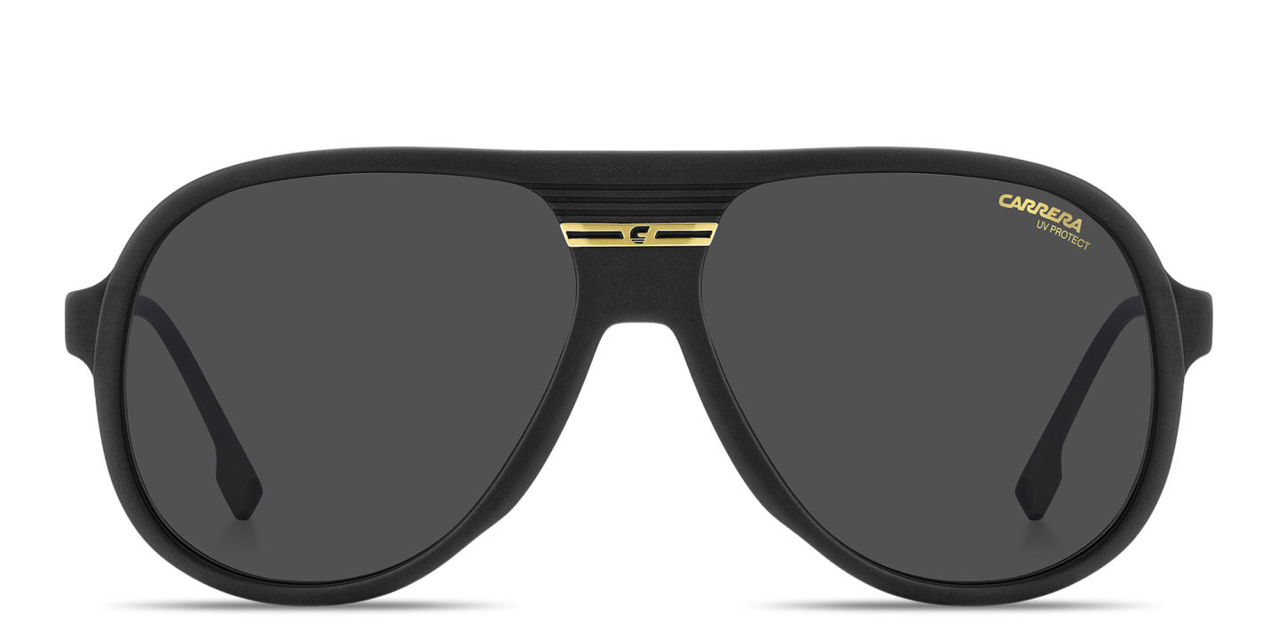 Carrera Logo Signature Pilot Sunglasses in Black – Product Photo 0