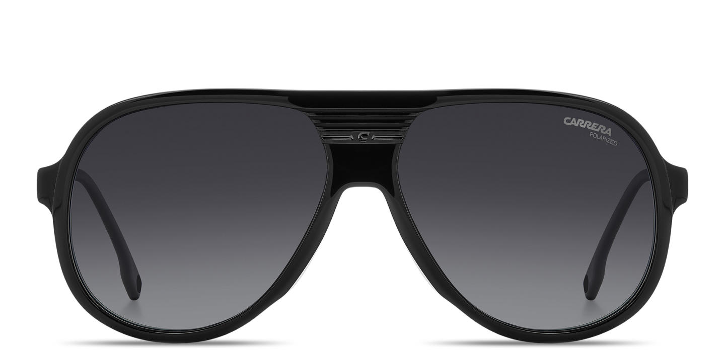 Carrera Logo Signature Pilot Sunglasses in Black – Product Photo 0