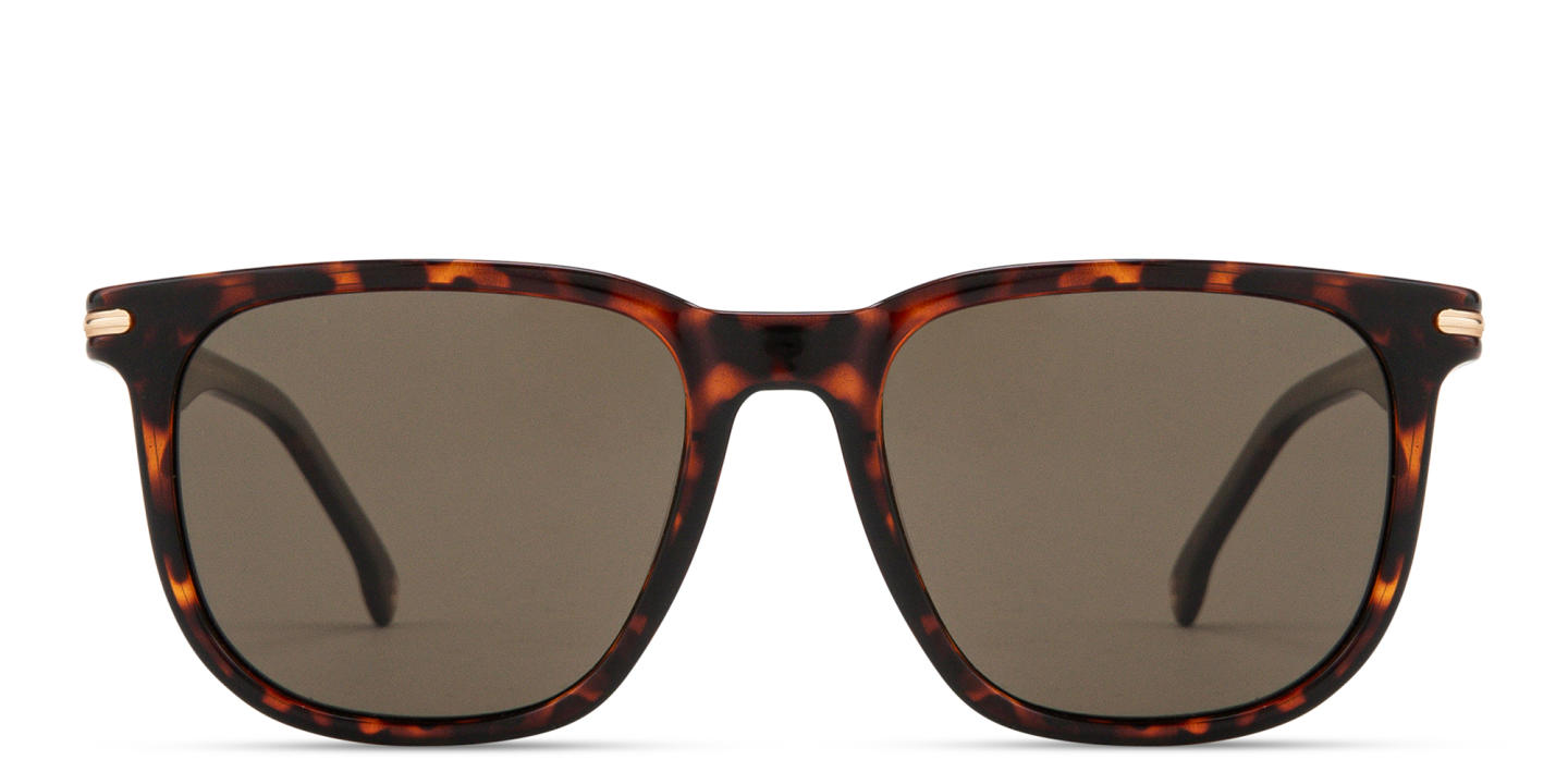 Shop Carrera Logo Signature Unisex Rectangle Sunglasses in Havana online.
