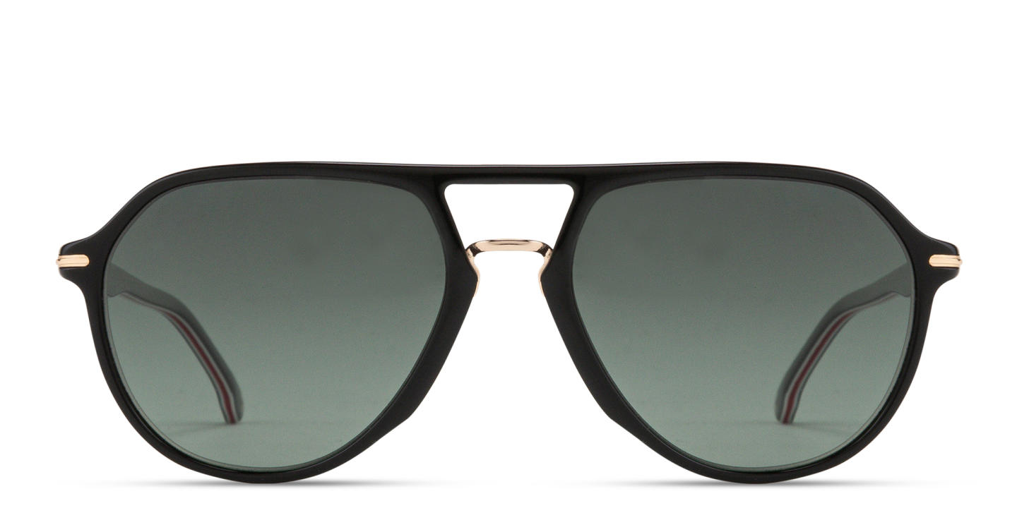 Shop Carrera Logo Signature Pilot Sunglasses in Black online.