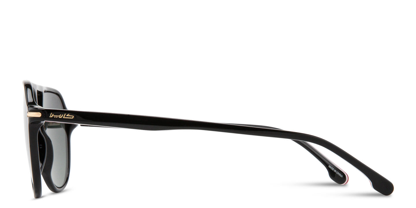 Shop Carrera Logo Signature Pilot Sunglasses in Black online.