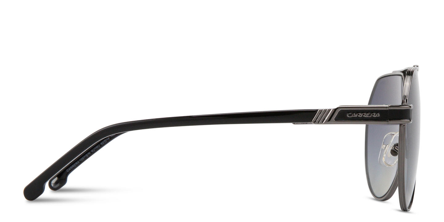 Shop Carrera Logo Signature Pilot Sunglasses in Dark Ruthenium online.