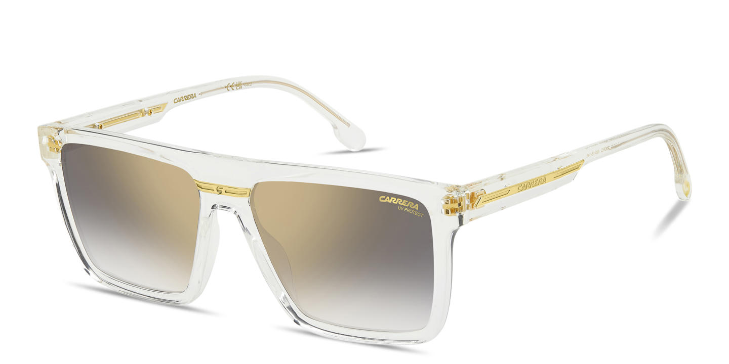 Shop Carrera Victory C Rectangle Sunglasses in Crystal online.