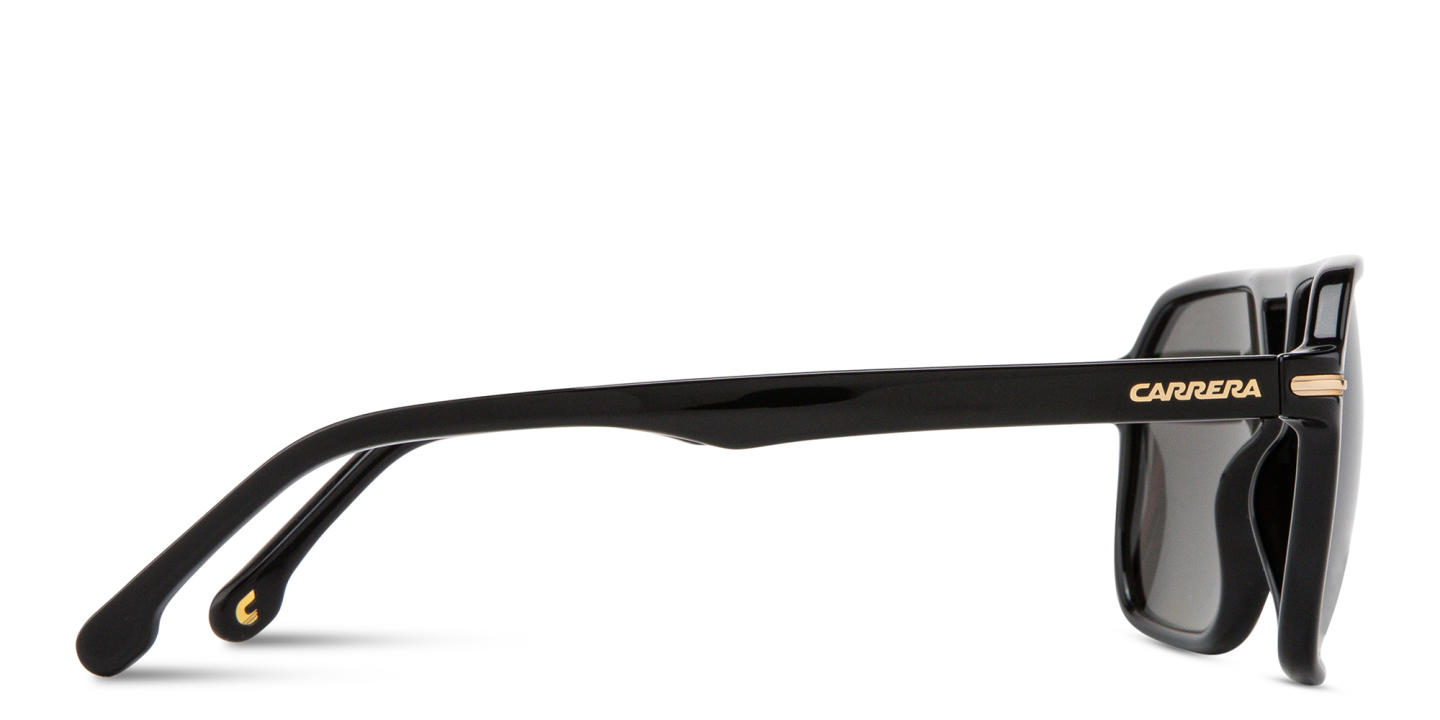 Shop Carrera Special Edition Rectangle Sunglasses in Shiny Black online.