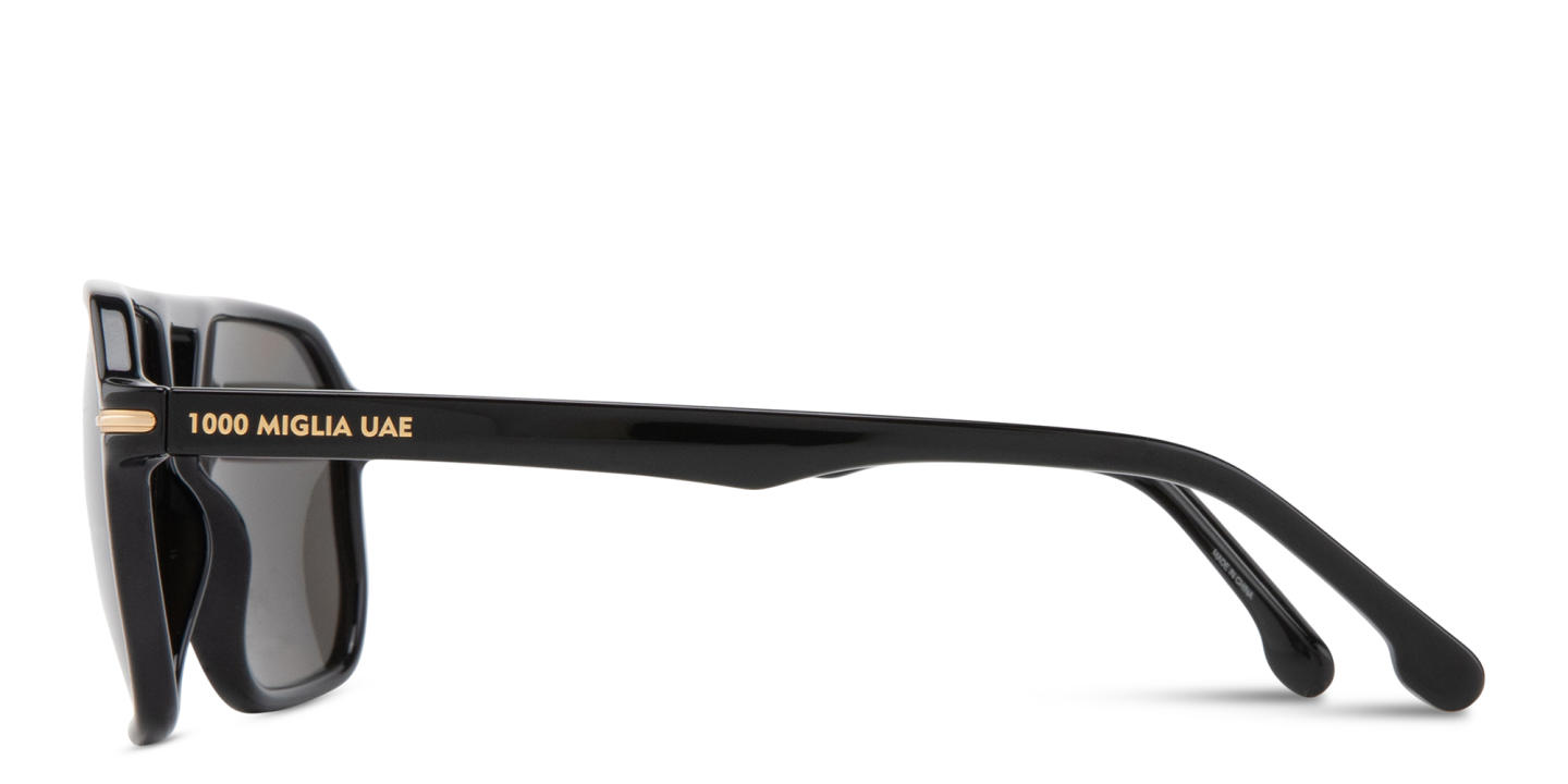 Shop Carrera Special Edition Rectangle Sunglasses in Shiny Black online.