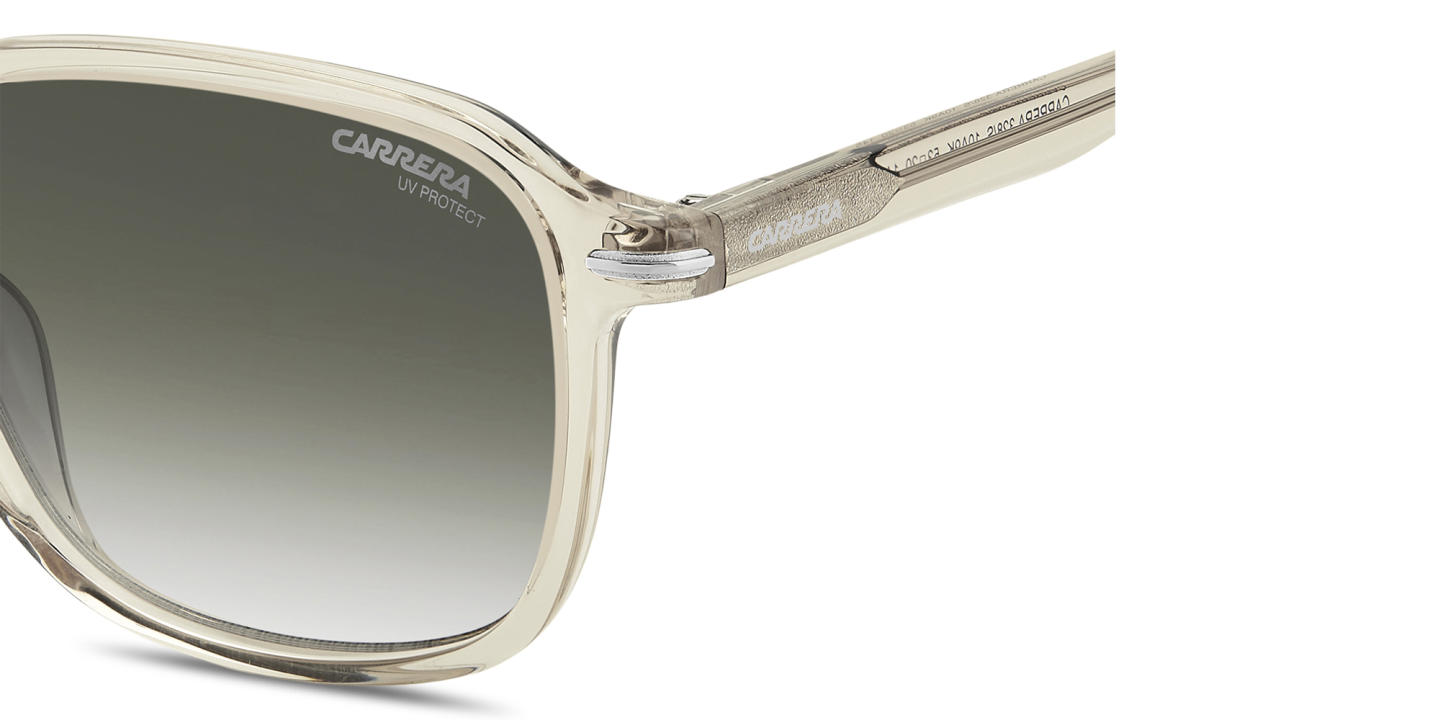 Shop Carrera Logo Lettering Unisex Square Sunglasses in Beige online.