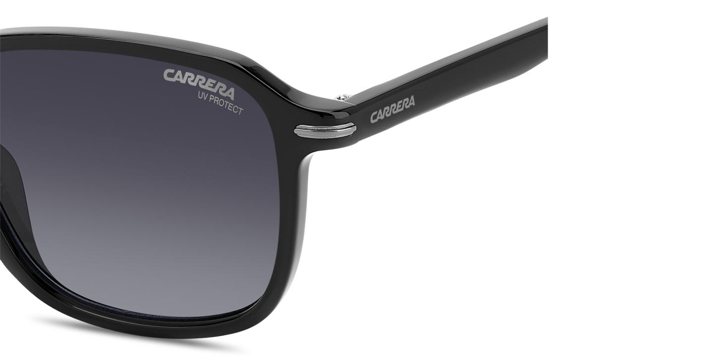 Shop Carrera Logo Lettering Unisex Square Sunglasses in Black online.