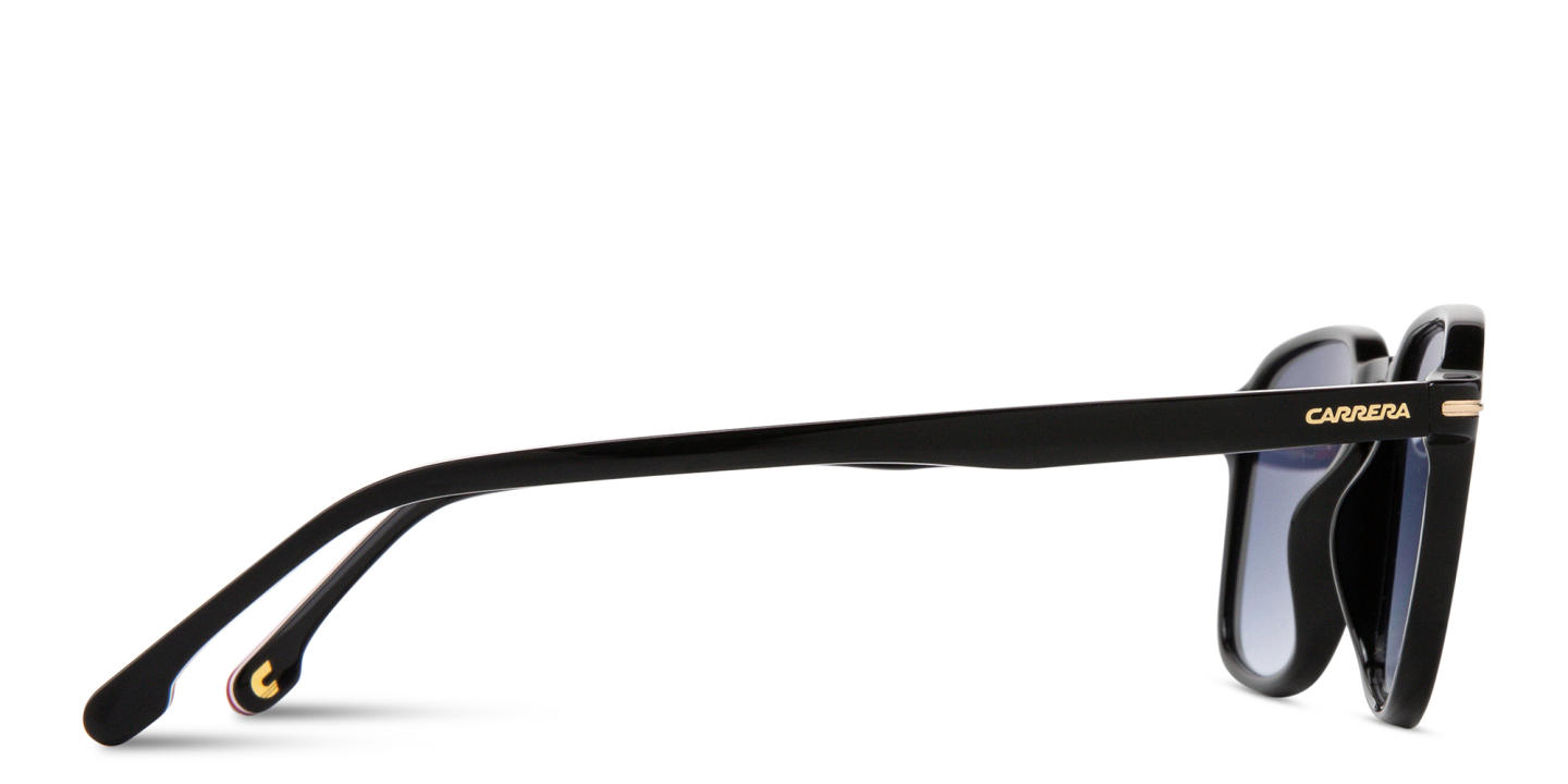 Shop Carrera Logo Lettering Unisex Square Sunglasses in Black online.