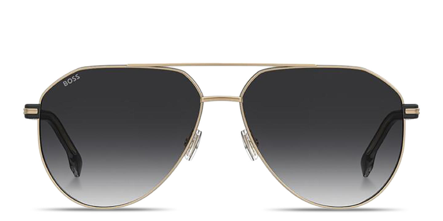 Hugo Boss Logo Lettering Pilot Sunglasses in Brown Palladium – Product Photo 0