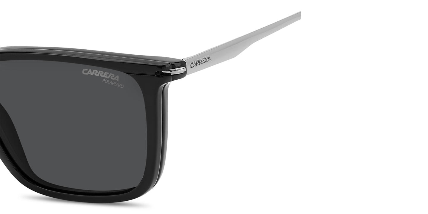 Shop Carrera Clip-On Rectangle Eyeglasses in Black online.