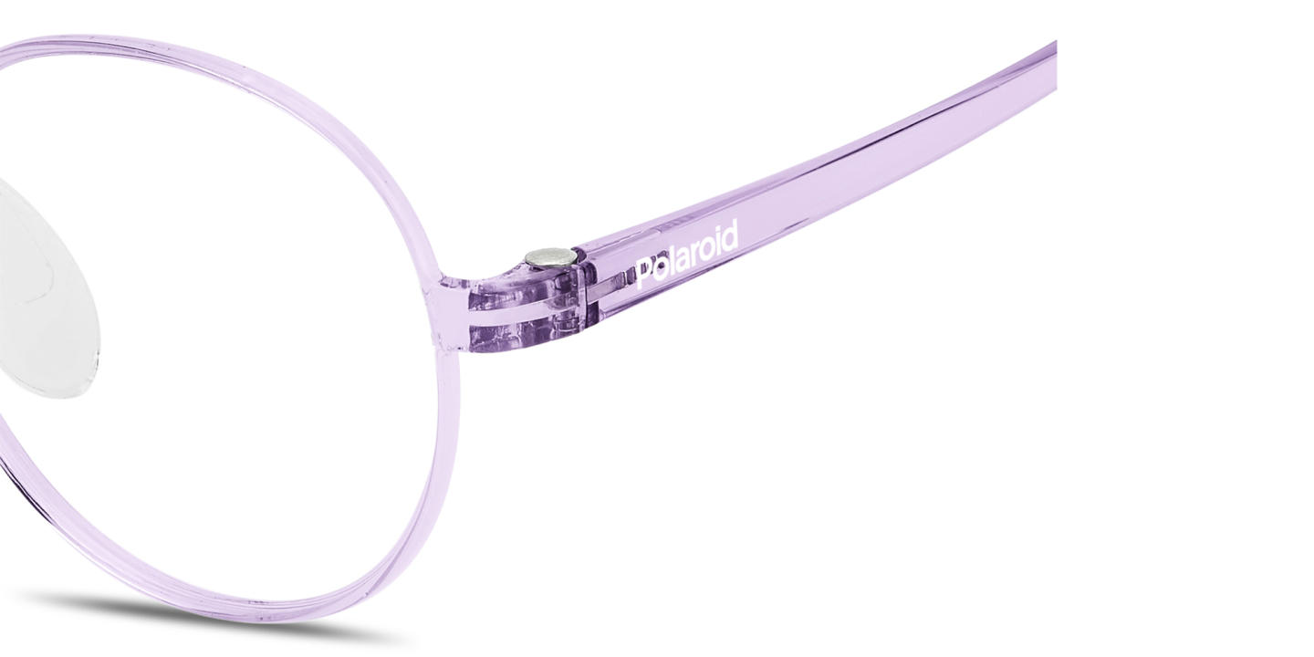 Shop Polaroid Kids Panthos Eyeglasses in Lilac online.