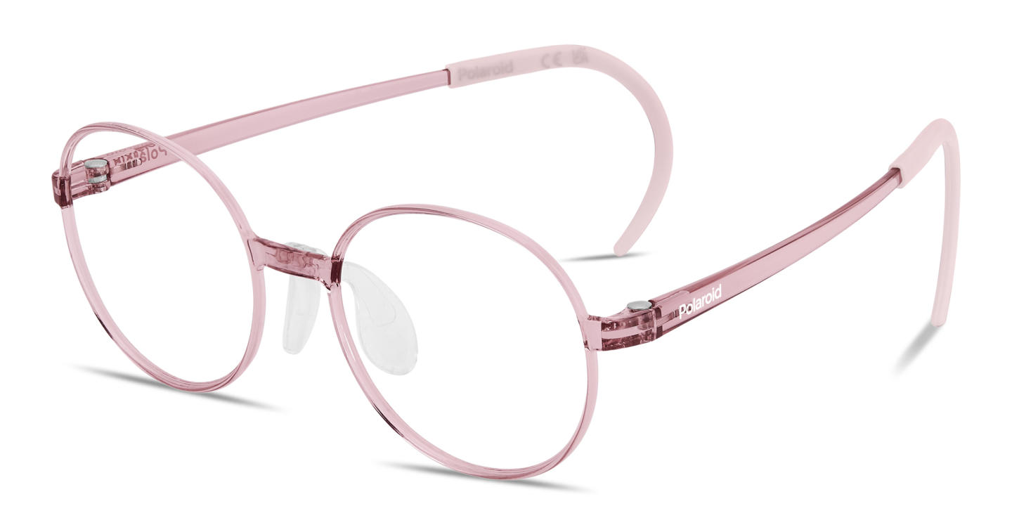 Shop Polaroid Kids Panthos Eyeglasses in Pink online.