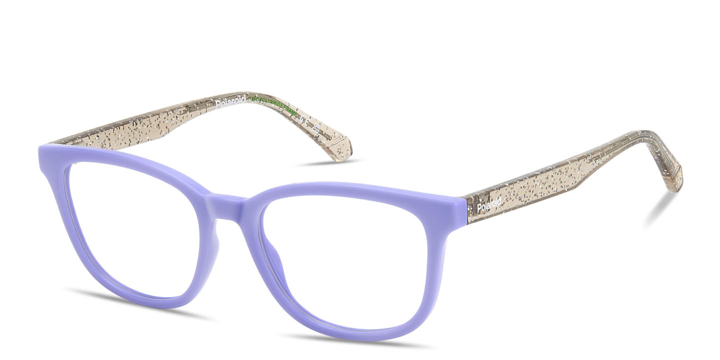 Shop Polaroid Kids Rectangle Eyeglasses in Violet online.