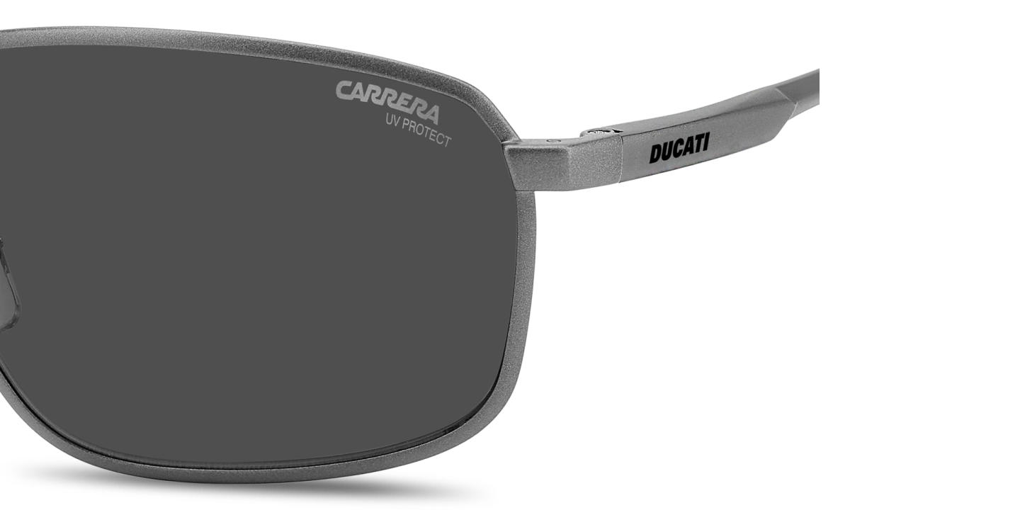 Shop Carrera Carrera | Ducati Rectangle Sunglasses in Dark Ruthenium online.