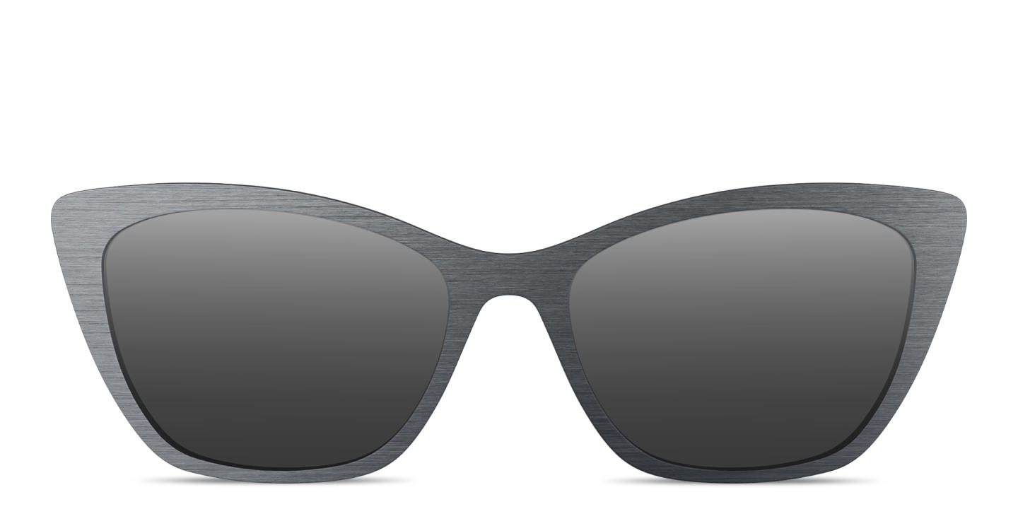 Shop Pair Eyewear The Wanda Sun Top in Gunmetal online.