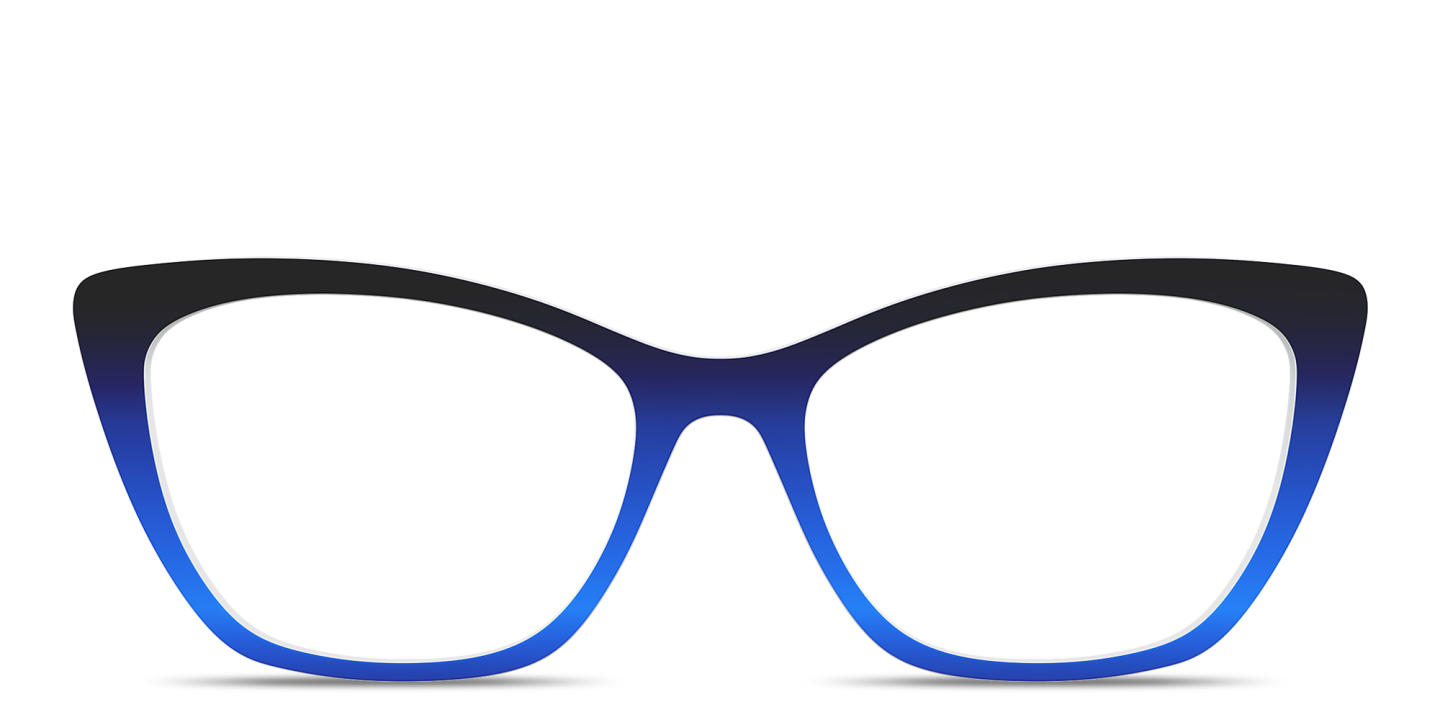 Shop Pair Eyewear The Wanda Top in Black Blueberry Gradient online.