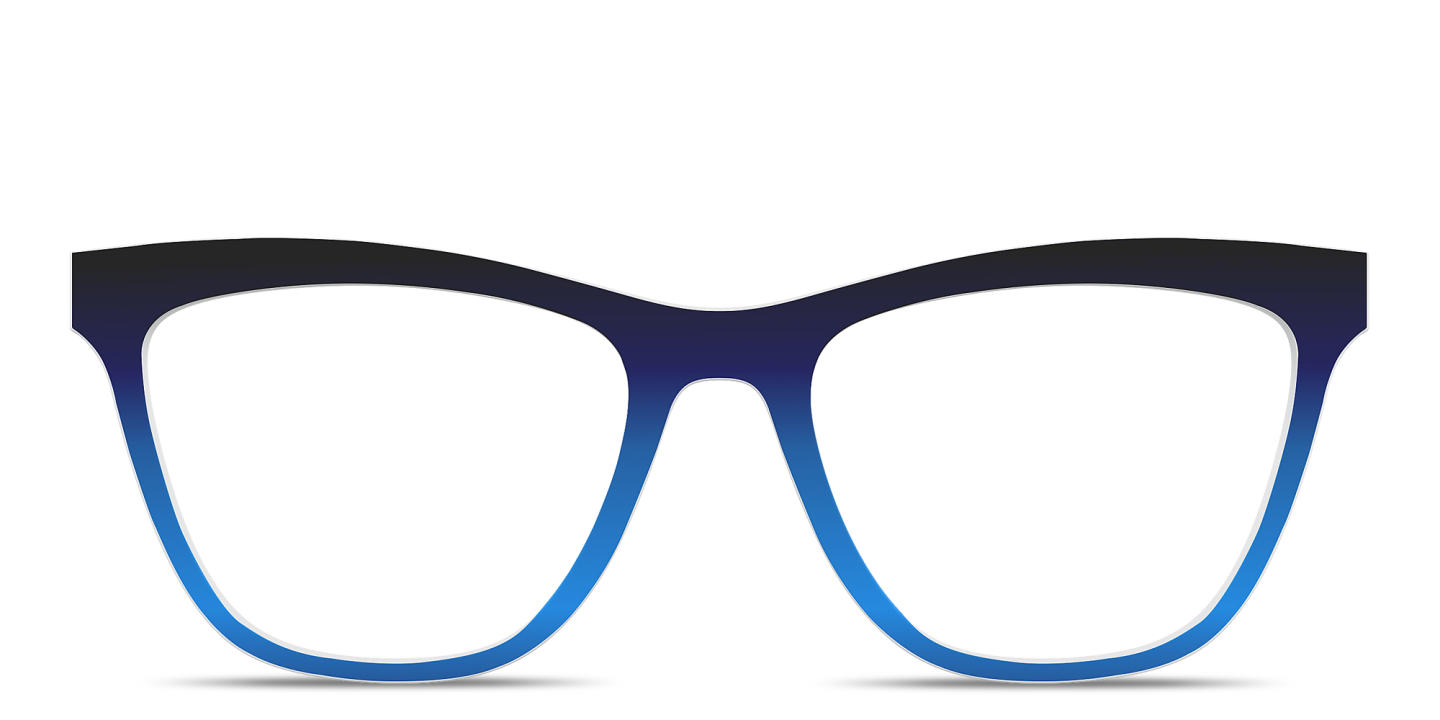 Shop Pair Eyewear The Harper Top in Black Blueberry Gradient online.