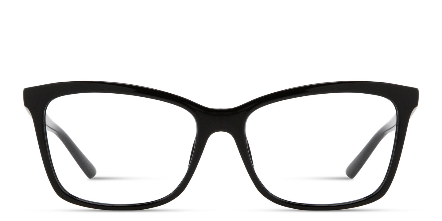 Shop Guess G Logo Clip-On Square Eyeglasses in Black online.