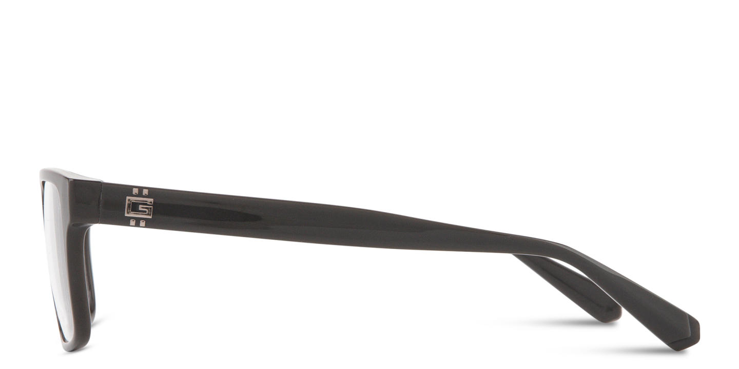 Shop Guess G Logo Clip-On Rectangle Eyeglasses in Grey online.