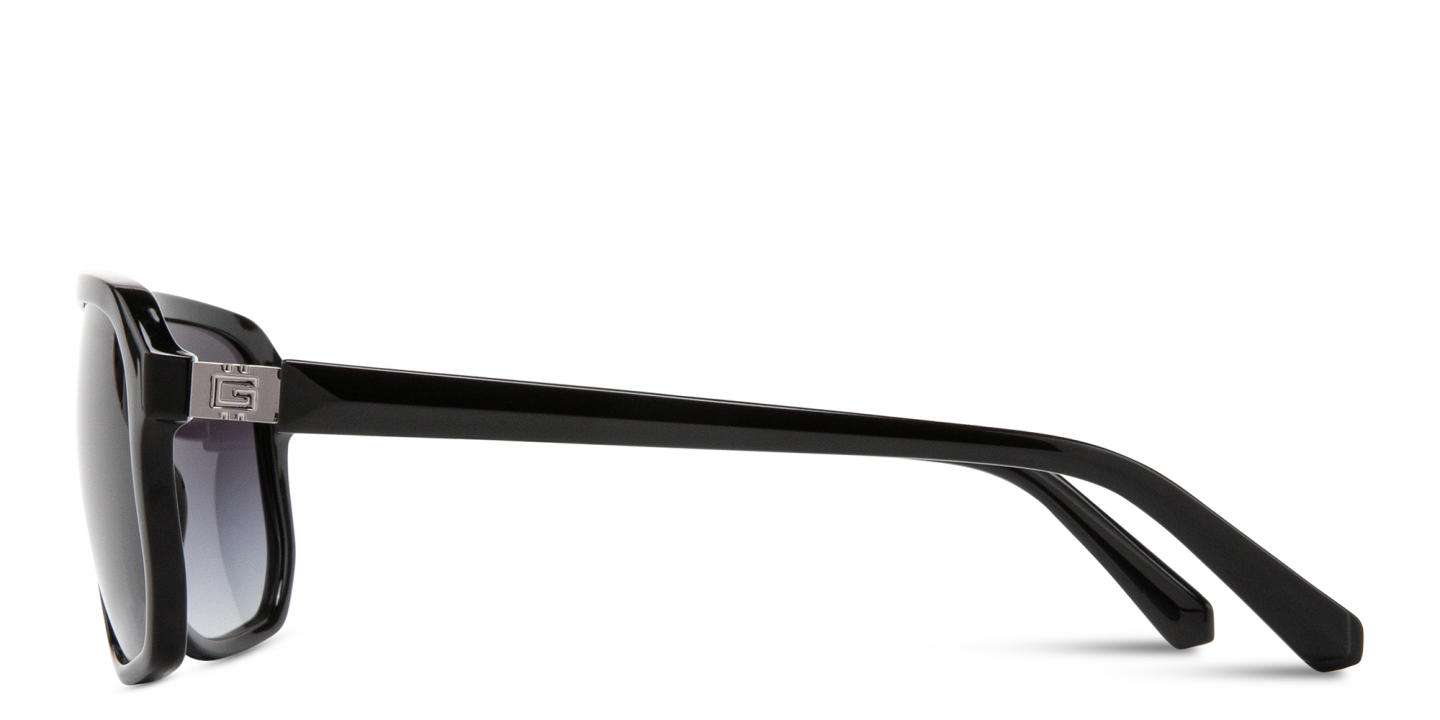 Shop Guess G Logo Aviator Sunglasses in Black online.